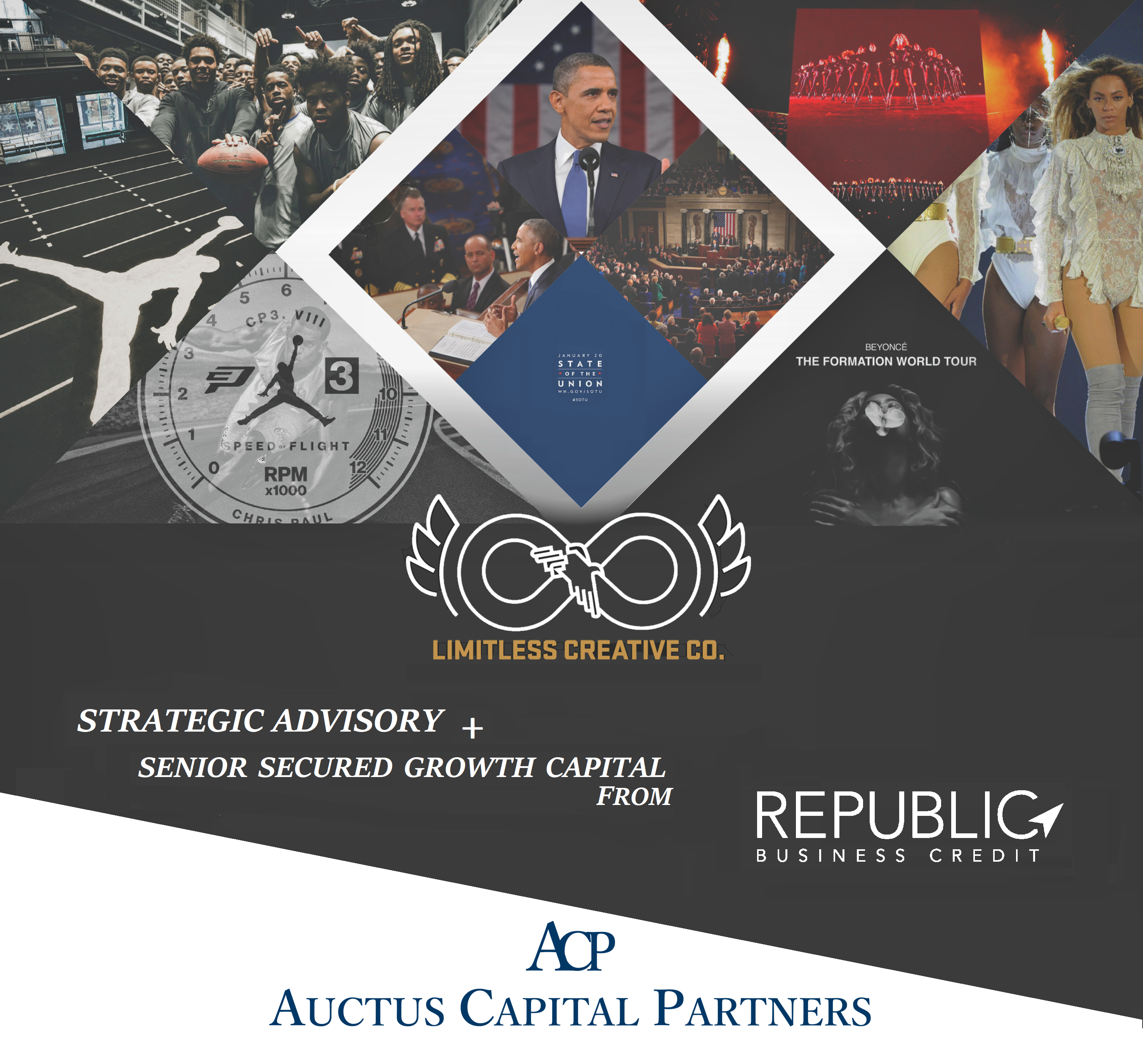 Auctus Supports Limitless Creative Co. through New Era of Growth, Defines Corporate Strategy and Secures Capital from Republic Business Credit