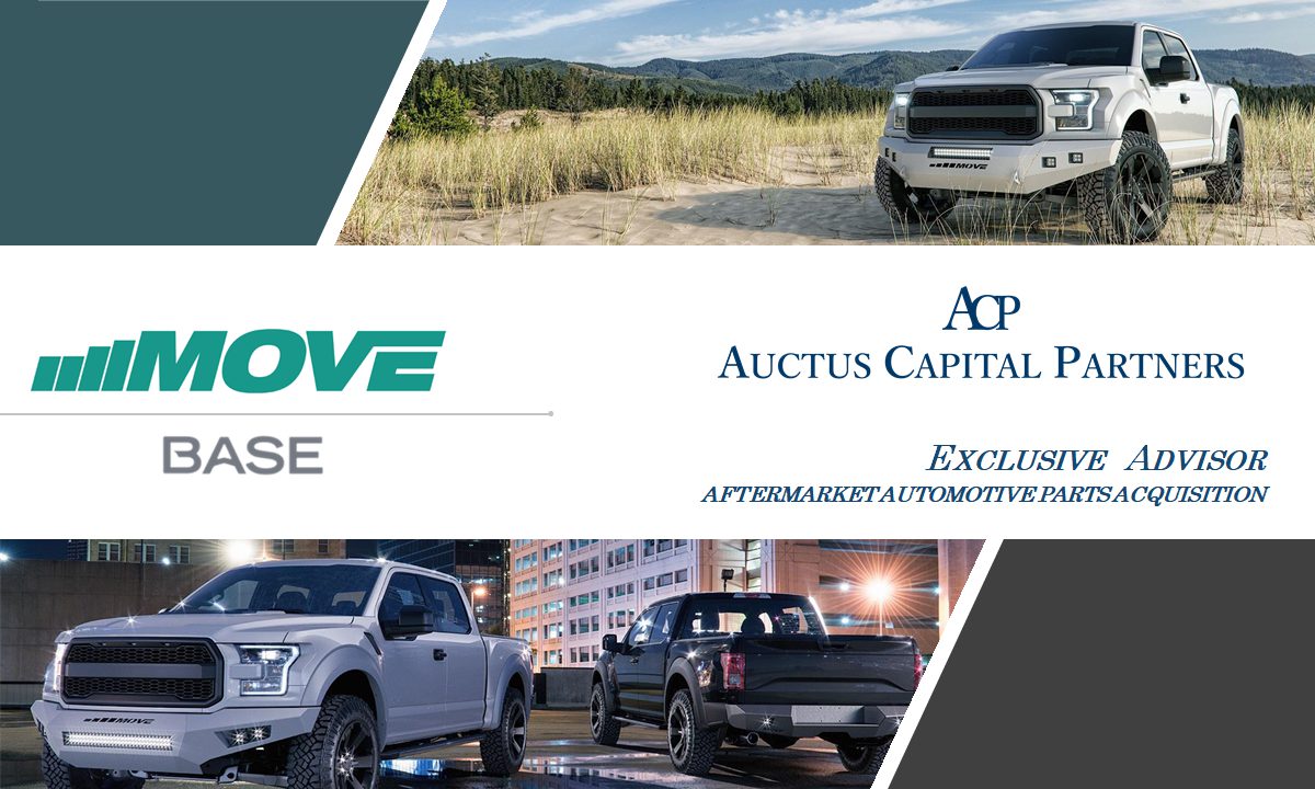 Auctus Advises MOVE Bumpers through Buyout Transaction, Supports Aftermarket Automotive Acquisition by Private Investment Firm