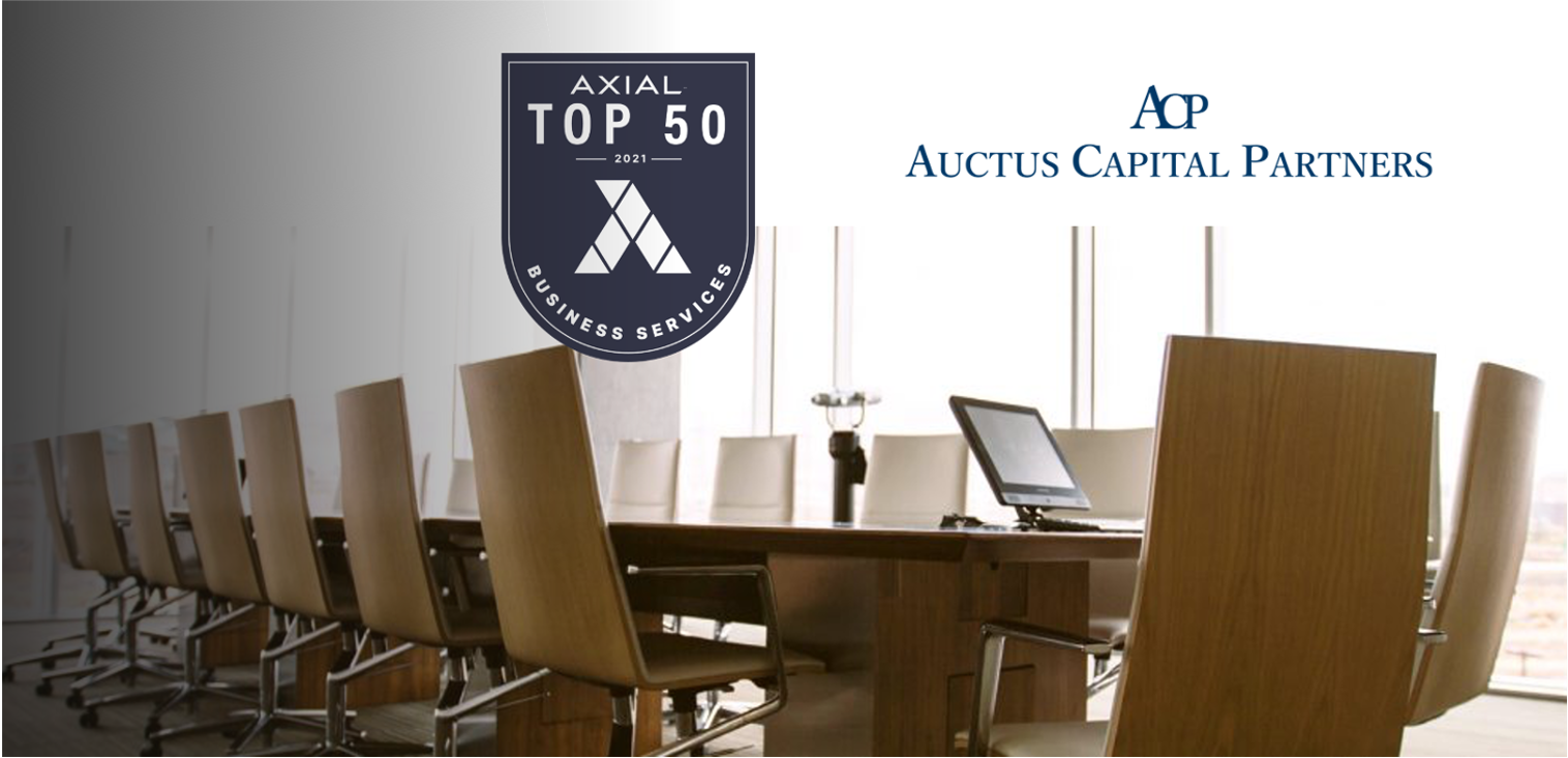Auctus Capital Partners Named Among Top 50 Lower Middle Market Business Services Investors & M&A Advisors