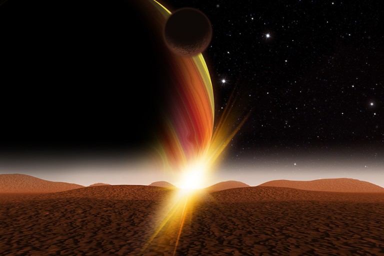 planet on the universe