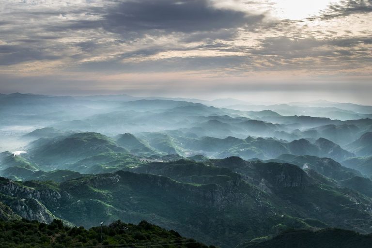 mountain top view