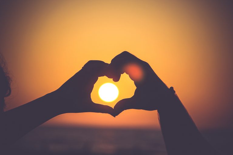hands forming a heart