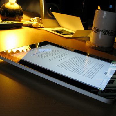 iPad on the table
