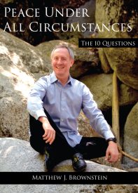 Matthew Brownstein author of Peace Under All Circumstances