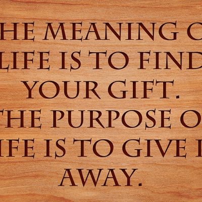 quote of lfe