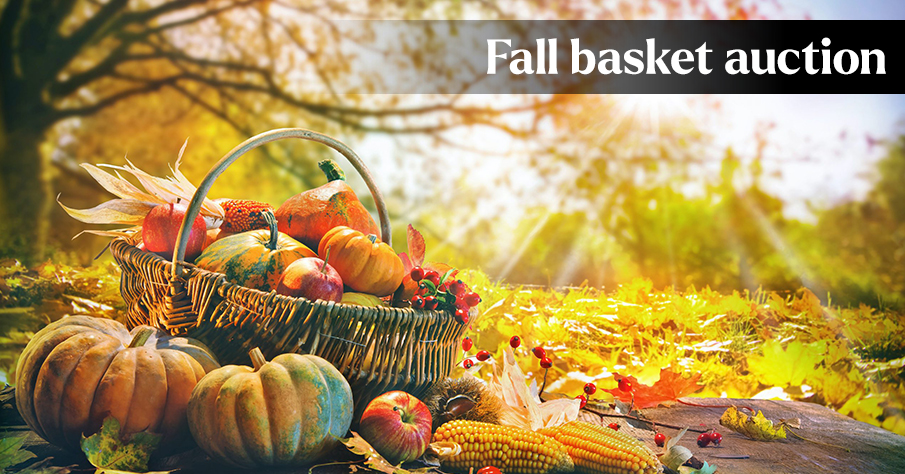 Fall basket auction