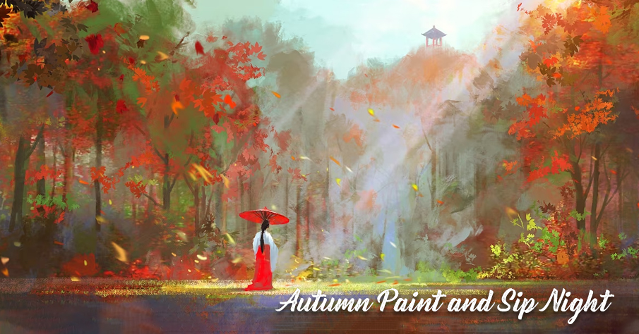 Autumn Paint and Sip Night