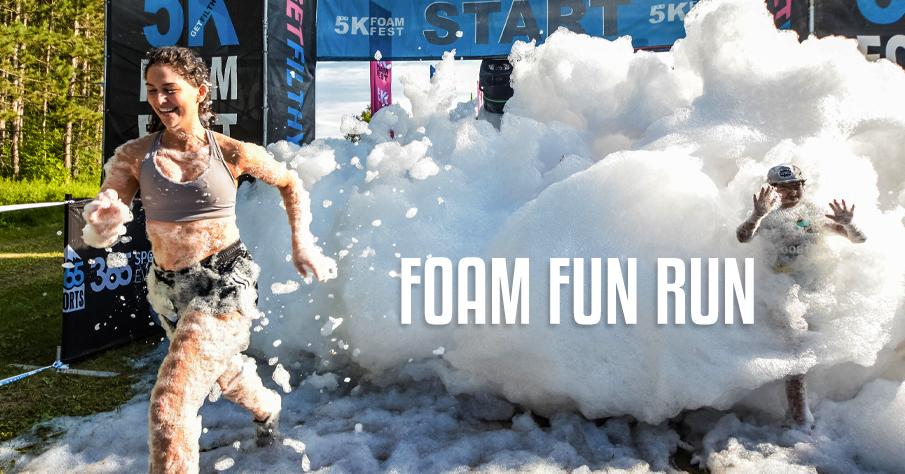 Foam Fun Run | Sports fundraiser