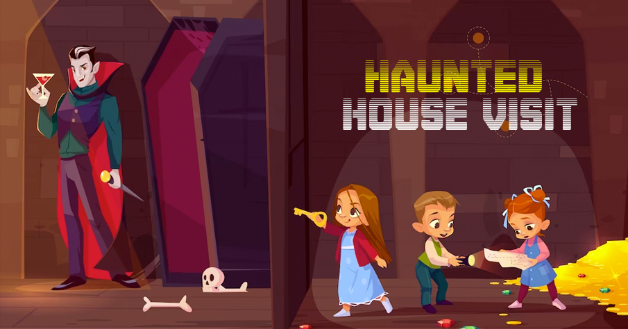 Haunted House Visit | Holiday fundraising ideas