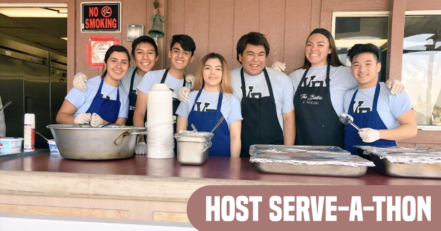 Host Serve a Thon | Holiday fundraising ideas