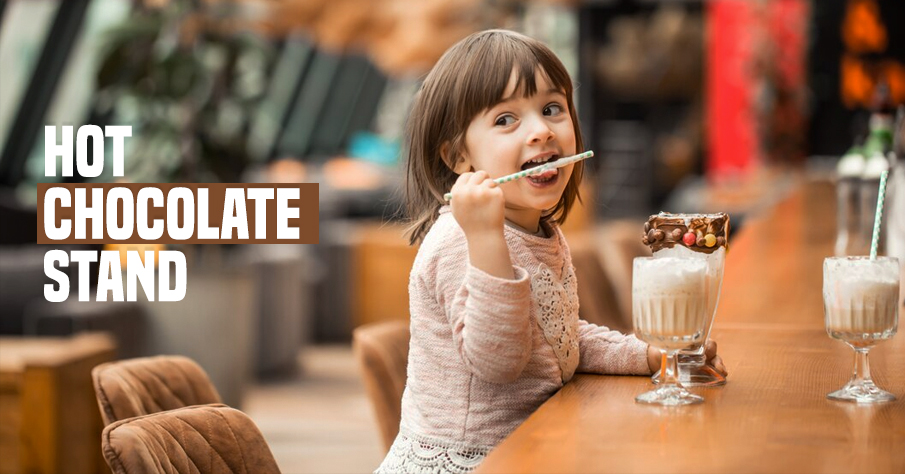 Hot Chooclate Stand | Holiday fundraising ideas