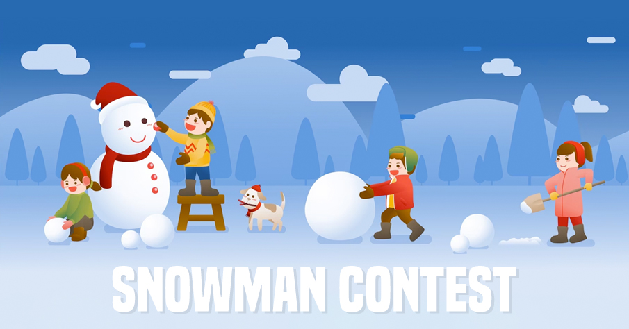 Snowman Contest | Holiday fundraising ideas