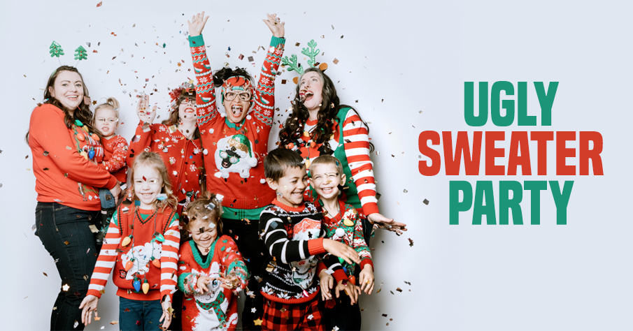 Ugly Sweater Party | Holiday fundraising ideas