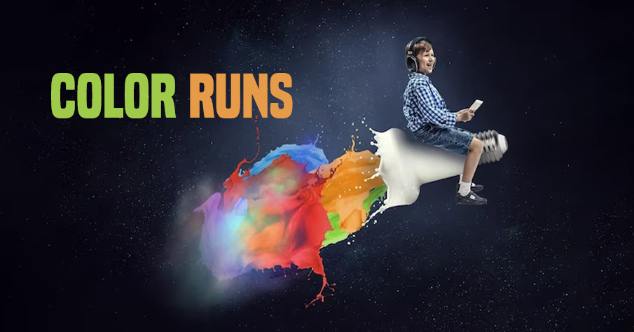 Color Runs | cheer fundraising ideas