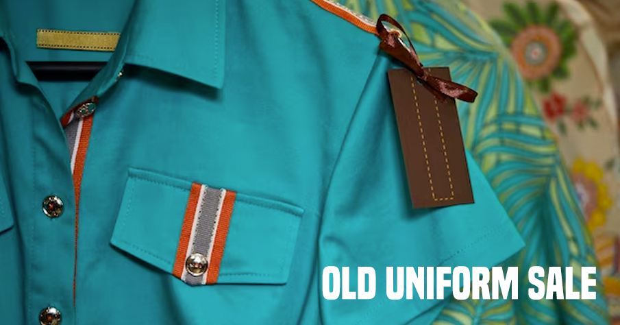 Old uniform sale fundraising idea