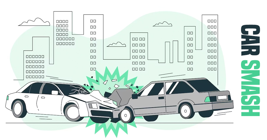 Car Smash fundraising concept