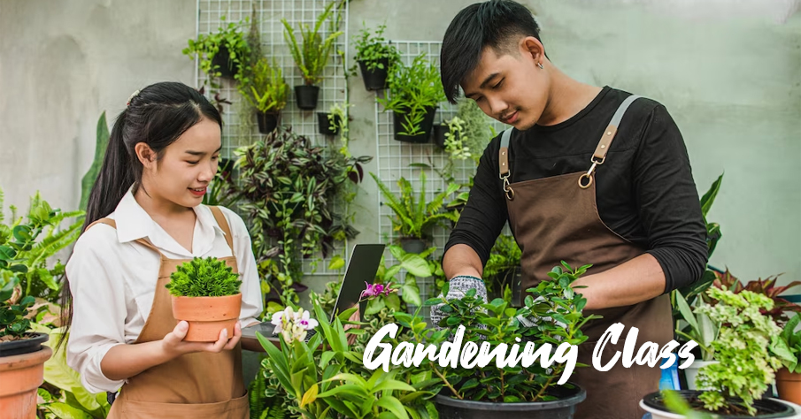 Gardening Class | spring fundraising ideas