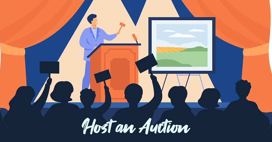 Host-an-Auction | spring fundraising ideas