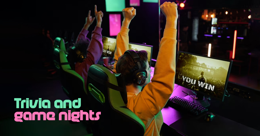 Trivia and Game nights | spring fundraising ideas