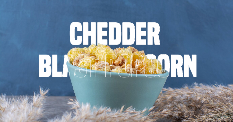 Cheddar blast popcorn