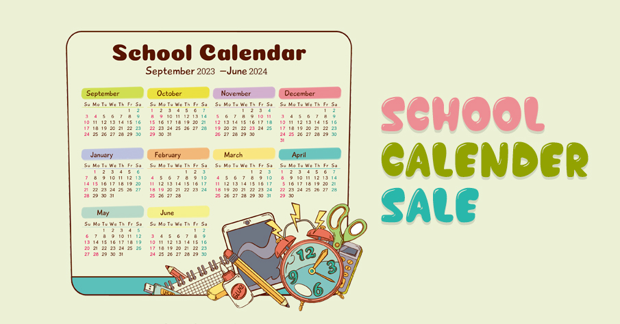 School Calender Sale | elementary school fundraising ideas
