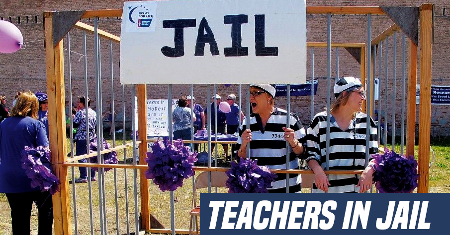 Teachers in jail | elementary fundraising ideas