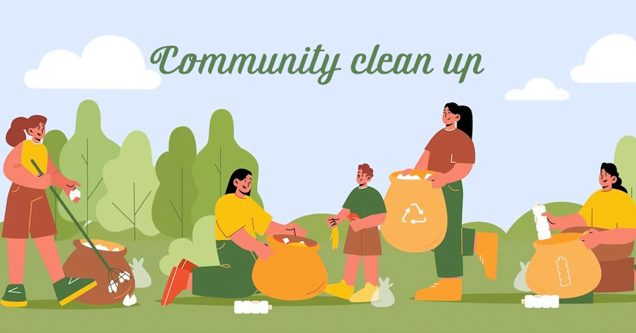 Community clean up fundraiser
