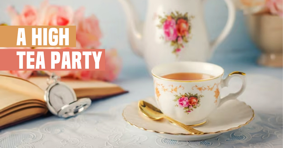 A High Tea party | food fundraising ideas