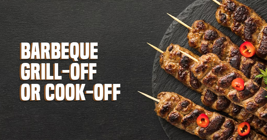 Barbeque grill off 