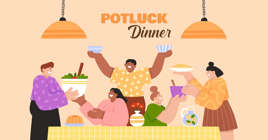 Potluck Dinner | food fundraiser ideas