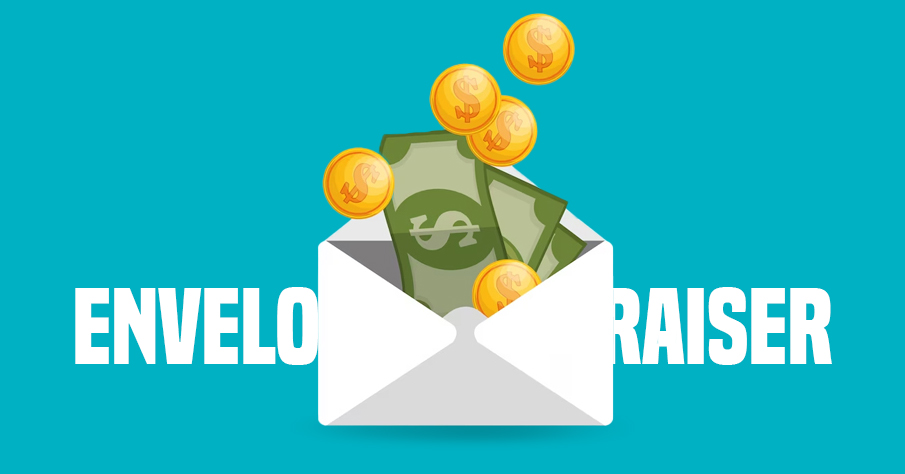 Envelope fundraiser | ways to fundraise for church 
